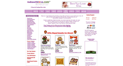 Desktop Screenshot of indiawithlove.com