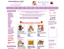 Tablet Screenshot of indiawithlove.com